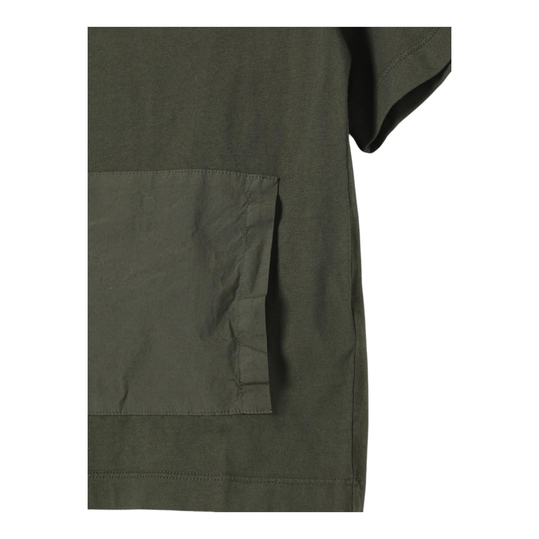 ASPESI t-shirt girocollo tinta unita Verde per Bambino F24038TSM7038 VERDE ASPESI 