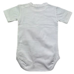 Manuel & Frank Body Mezza Manica Tinta Unita con Taschino per Neonato MF7346I BIANCO MANUEL & FRANK 