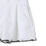 Simonetta Short Tinta Unita con Girovita Regolabile per Bambina SW6A09 BIANCO SIMONETTA 