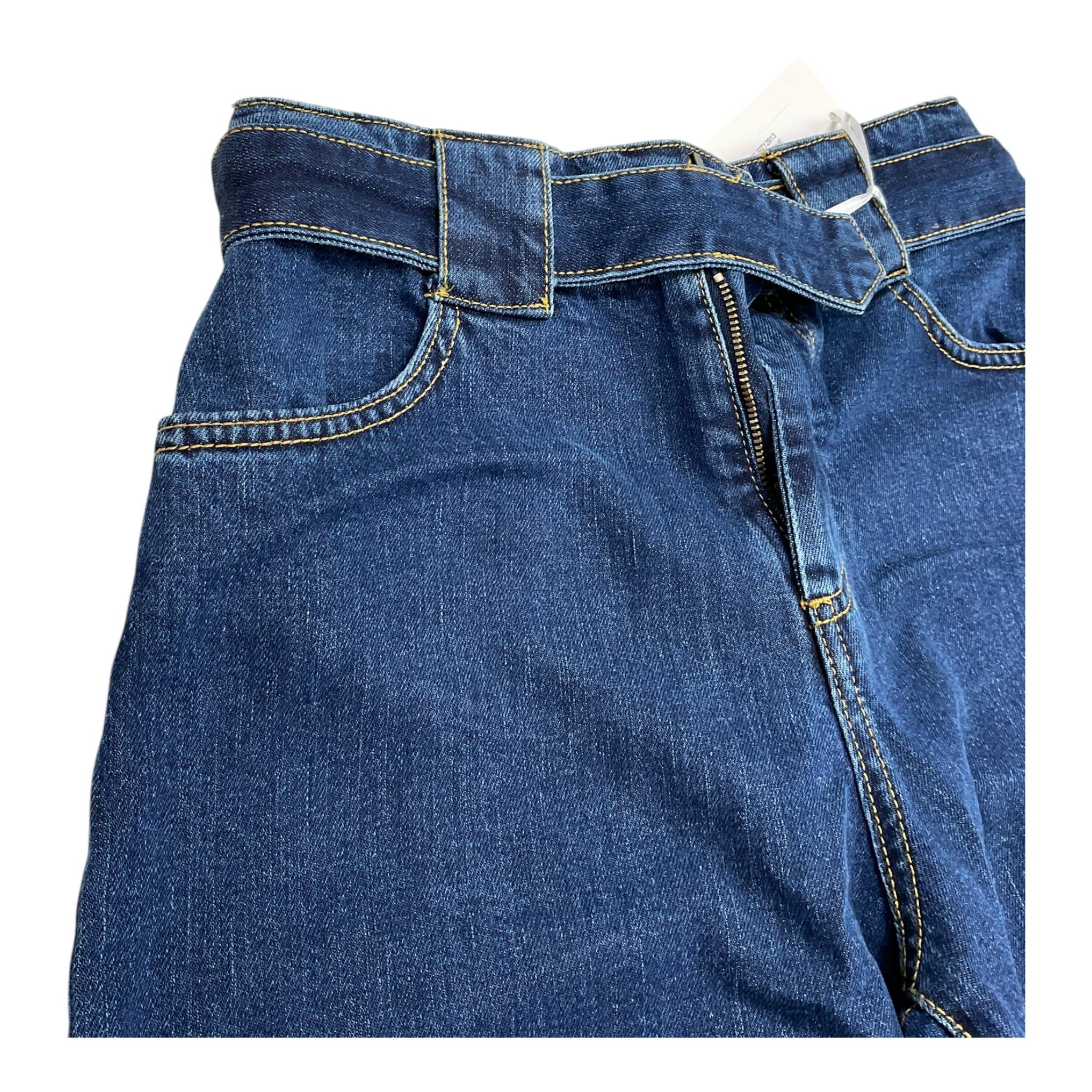 FUN & FUN jeans tinta unita con cintura Blu per Bambina FCJPT12913X BLU FUN & FUN 