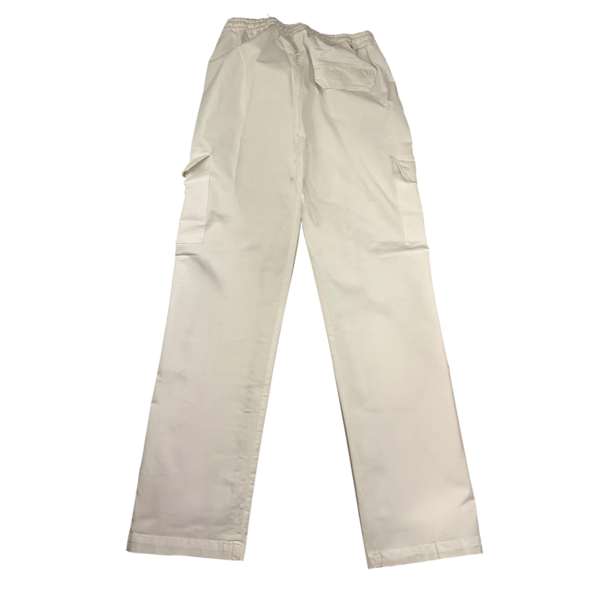 Paolo Pecora Pantalone Tinta Unita con Elastico In Vita per Bambino PP3996 BIANCO PAOLO PECORA 