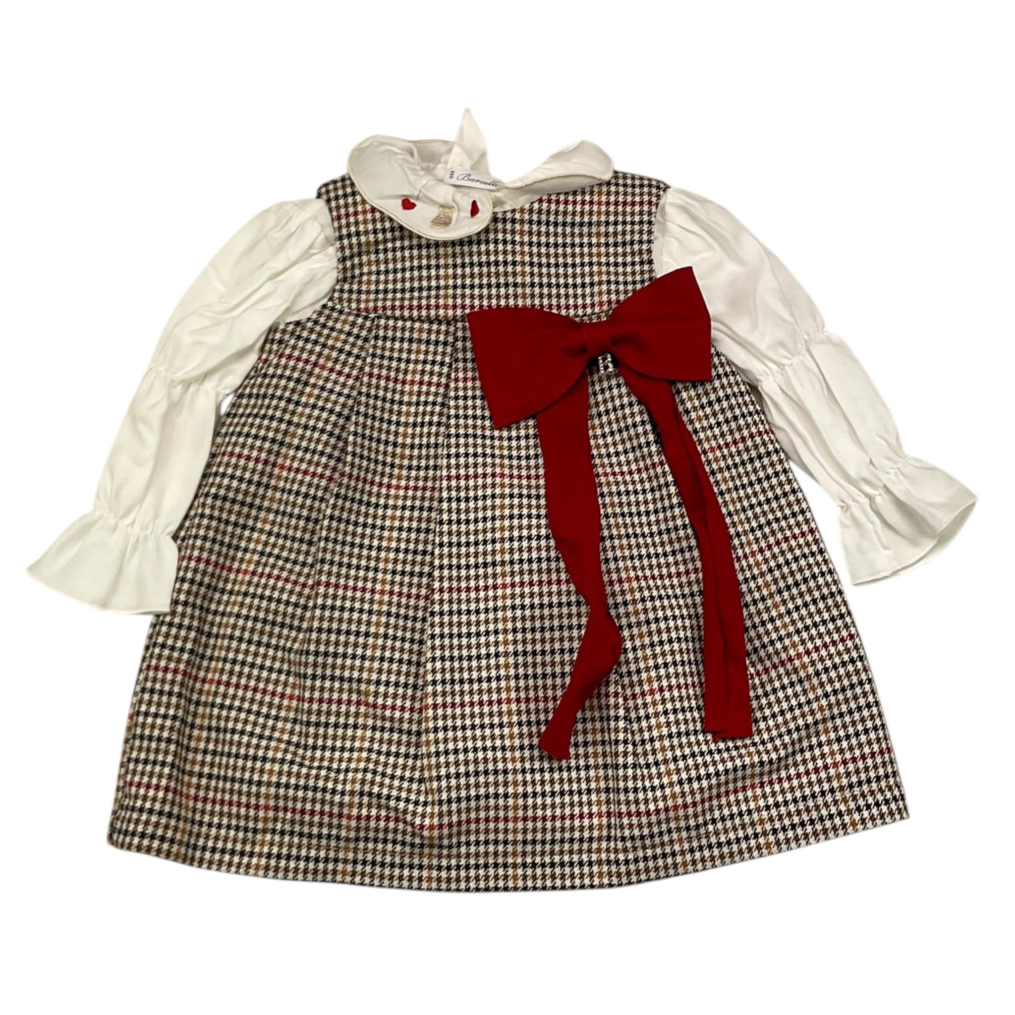 BARCELLINO completo 2 pezzi abito-camicia body Beige per Neonata 115709 BEIGE BARCELLINO 