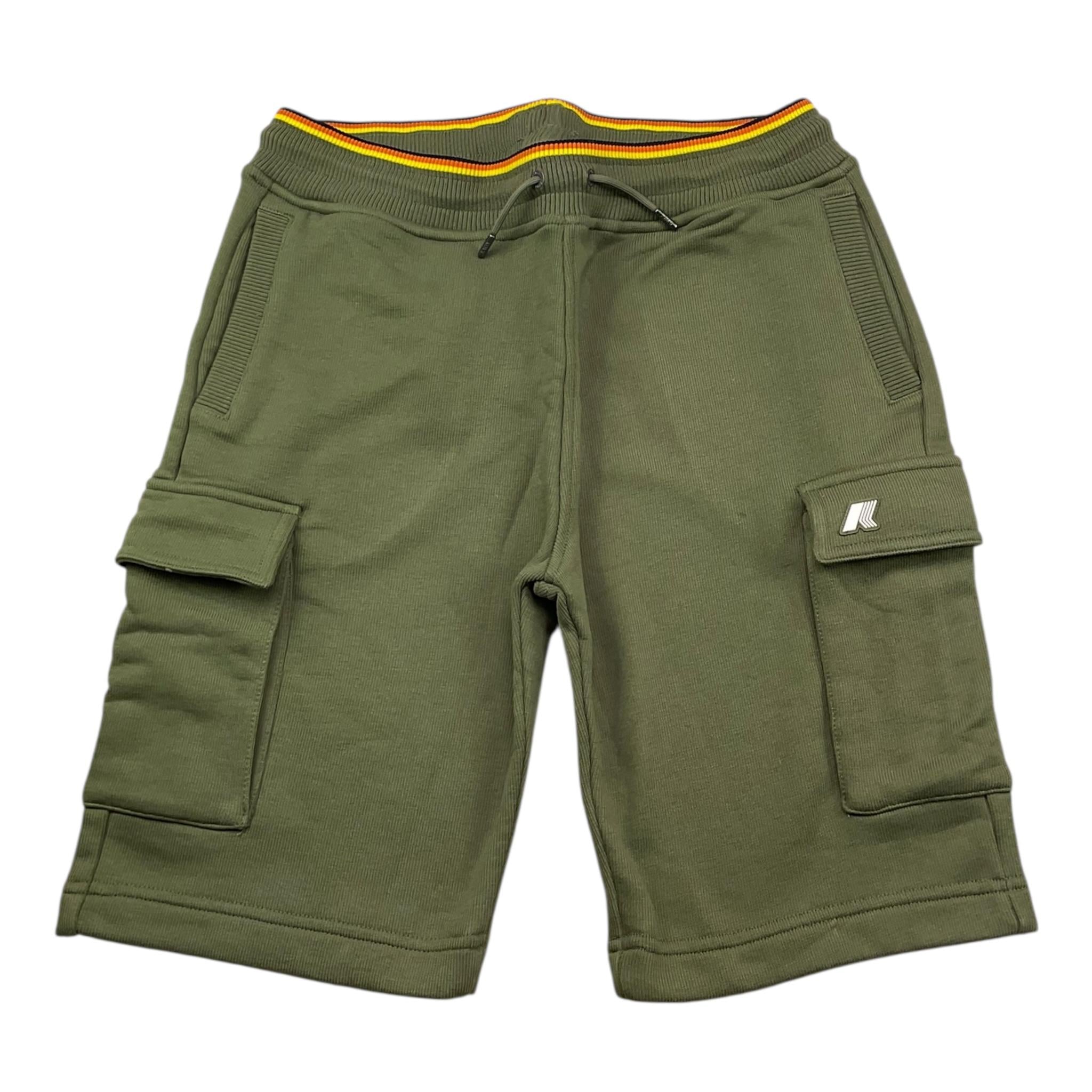 K-Way Bermuda Tuta Tinta Unita per Bambino K7133SWX VERDE K-WAY 