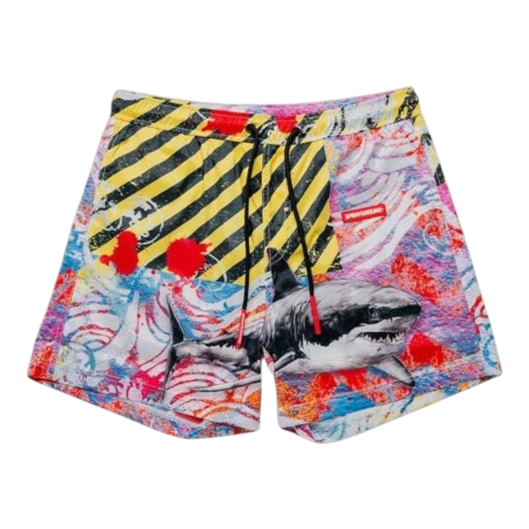 Sprayground Costume Tinta Unita Modello Bermuda con Stampa per Bambino SPY1081 MULTICOLOR SPRAYGROUND 