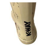 K-WAY stivali impermeabili tint unita con loghi Panna per Bambino K3125WW PANNA K-WAY 