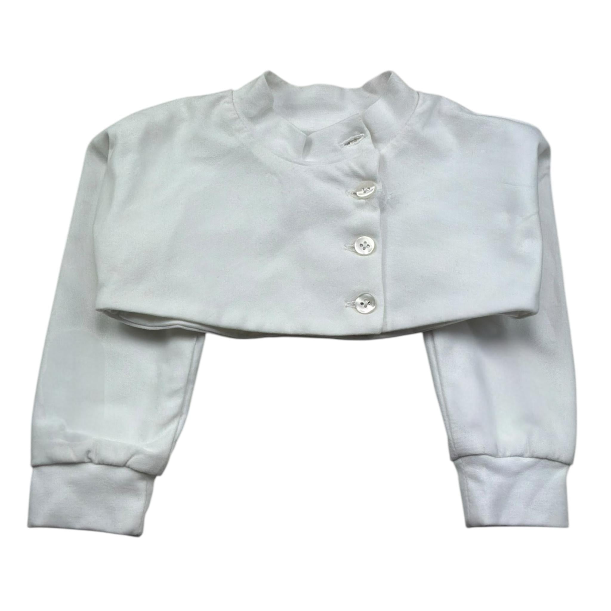 I Delfi Coprispalle Tinta Unita per Neonato 24A4580 BIANCO I DELFI 