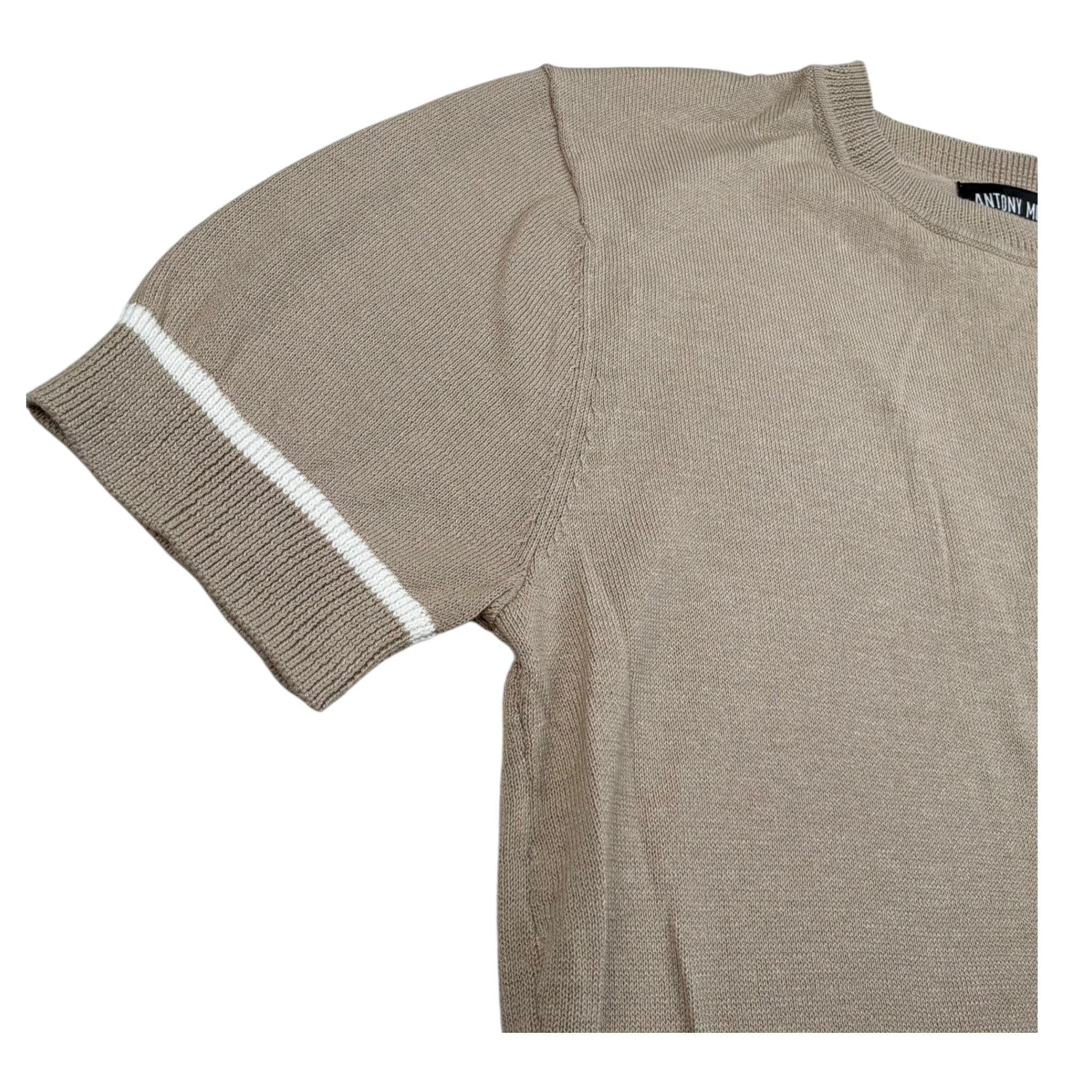 Antony Morato T-Shirt In Maglia Tinta Unita per Bambino MKSW01292X BEIGE ANTONY MORATO 