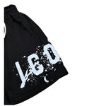 Icon Bermuda Tinta Unita con Stampa per Bambino IBSH00523X NERO ICON 