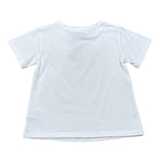 Fun & Fun T-Shirt Tinta Unita Girocollo con Applicazione per Bambina FNCBTS16440 BIANCO FUN & FUN 