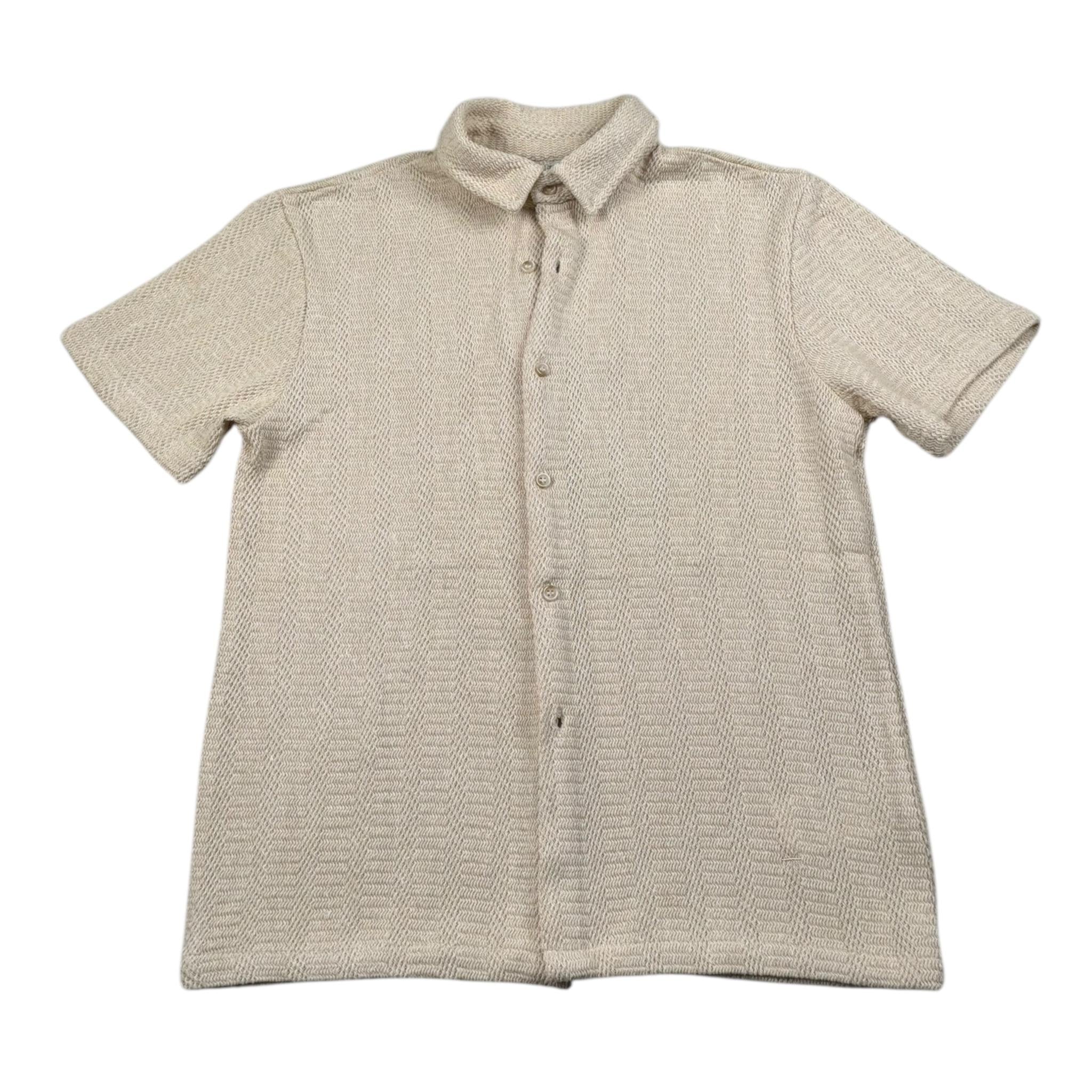 Manuel Ritz Camicia Mezza Manica Tinta Unita In Filo per Bambino MR3071 BEIGE MANUEL RITZ 