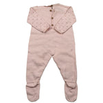 Wedoble Tutina Manica Lunga Tinta Unita per Neonata V2406346AA ROSA WEDOBLE 