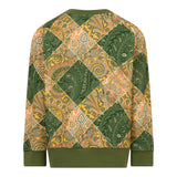 ETRO felpa chiusa girocollo stampa fantasia Verde per Bambino GB4P00 VERDE ETRO 