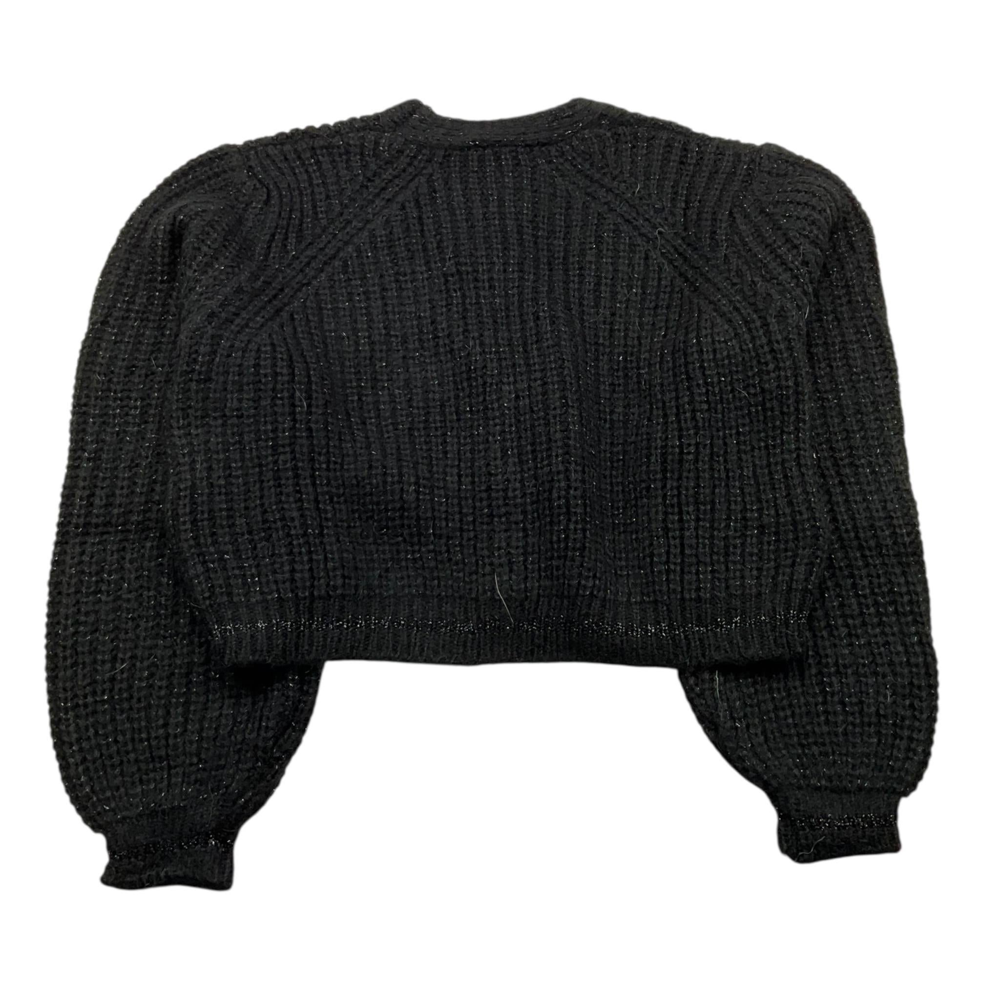 LIU JO cardigan tinta unita Nero per Bambina GF3238 NERO LIU JO 