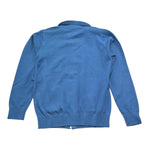 Trussardi Maglia Tinta Unita con Zip E Logo per Bambino TBP26115CD BLU TRUSSARDI 