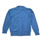 Trussardi Maglia Tinta Unita con Zip E Logo per Bambino TBP26115CD BLU TRUSSARDI 