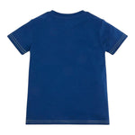 Guess T-Shirt Tinta Unita con Stampa per Neonato N3GI00K8HM0 BLU GUESS 