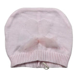 Nanan Cappello Tinta Unita con Ricami per Neonata E24400MDR ROSA NANAN 