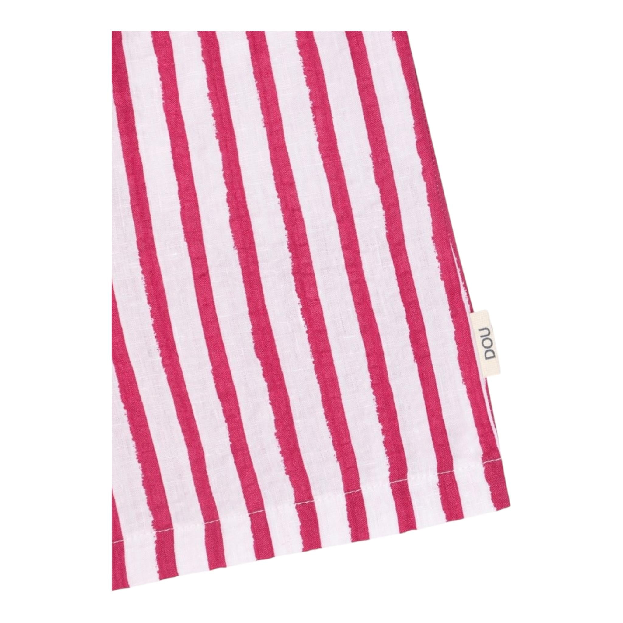 Dou Dou Shorts Bicolore con Fantasia A Righe per Bambina DW6Q39X BIANCO DOU DOU 