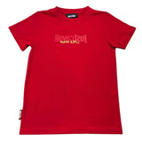 Just Cavalli T-Shirt Tinta Unita con Logo per Bambino JBP26001TS ROSSO JUST CAVALLI 