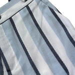 Manuel & Frank Salopette Bicolore con Fantasia A Righe per Neonato MF2338I BIANCO/BLU MANUEL & FRANK 