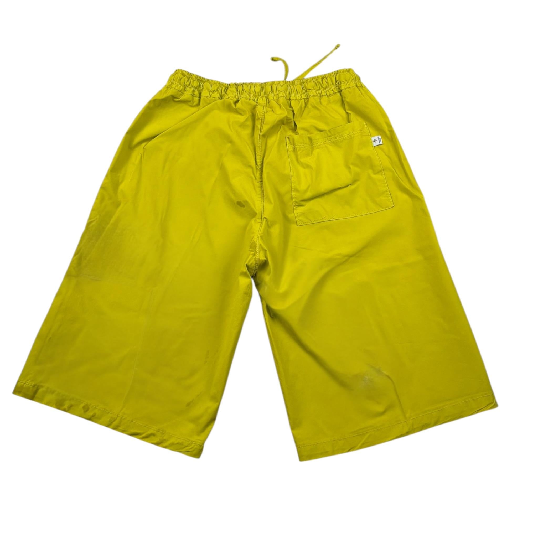 Manuel Ritz Bermuda Tinta Unita con Elastico In Vita per Bambino MR2539 VERDE ACIDO MANUEL RITZ 