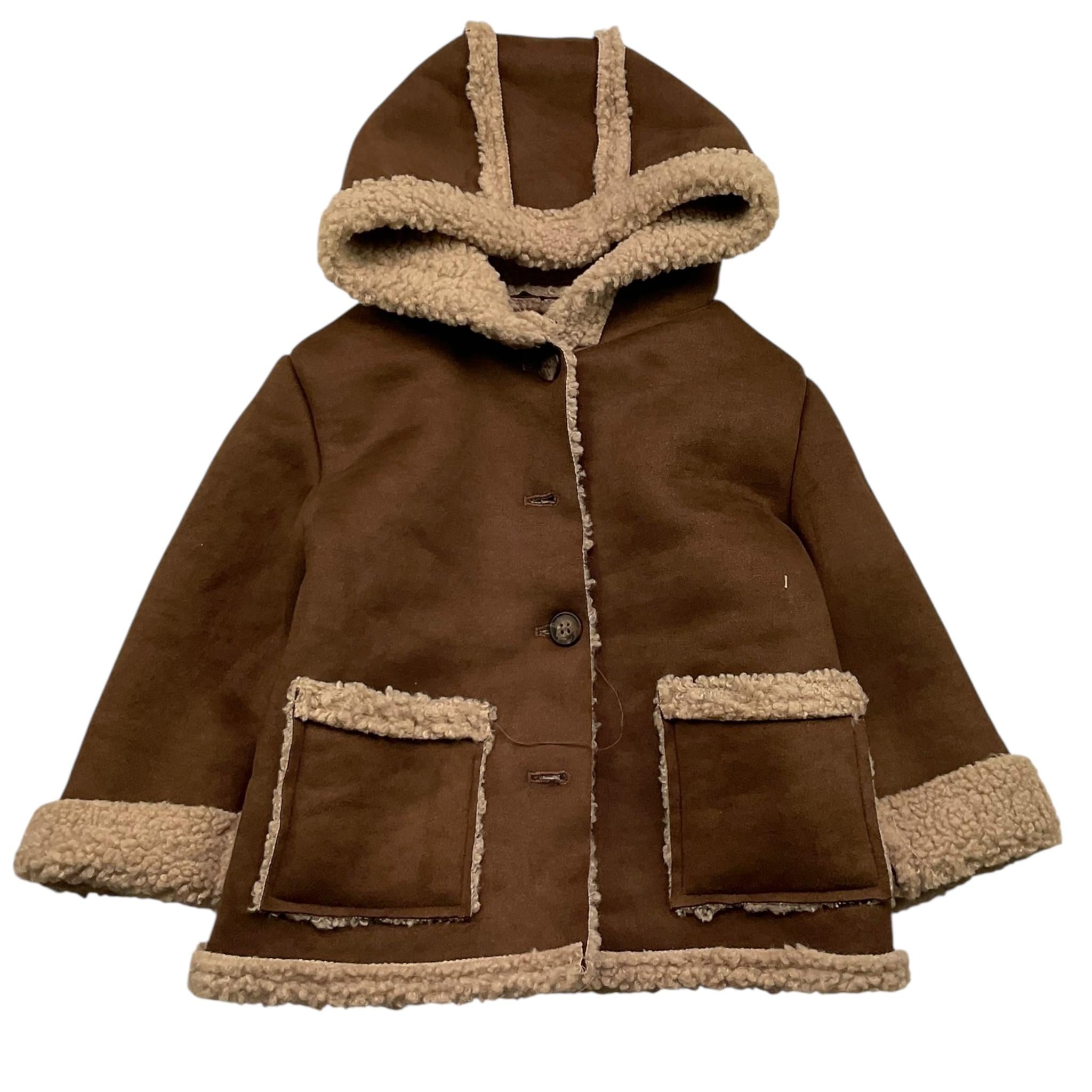 MANUEL RITZ cappottino tinta unita con cappuccio Marrone per Neonato MR2750X MARRONE MANUEL RITZ 