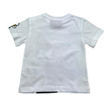 Iceberg T-Shirt Girocollo Tinta Unita con Stampe In Contrasto per Neonato TSICE5102BNX BIANCO ICEBERG 