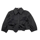 Kocca Camicia Tinta Unita Modello Crop per Bambina P22JCM6662AAUN0567 NERO Kocca 