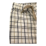 J.O. Milano Pantalone Tinta Unita Fantasia Quadri con Elastico In Vita per Bambino 274C2 BIANCO J.O. MILANO 