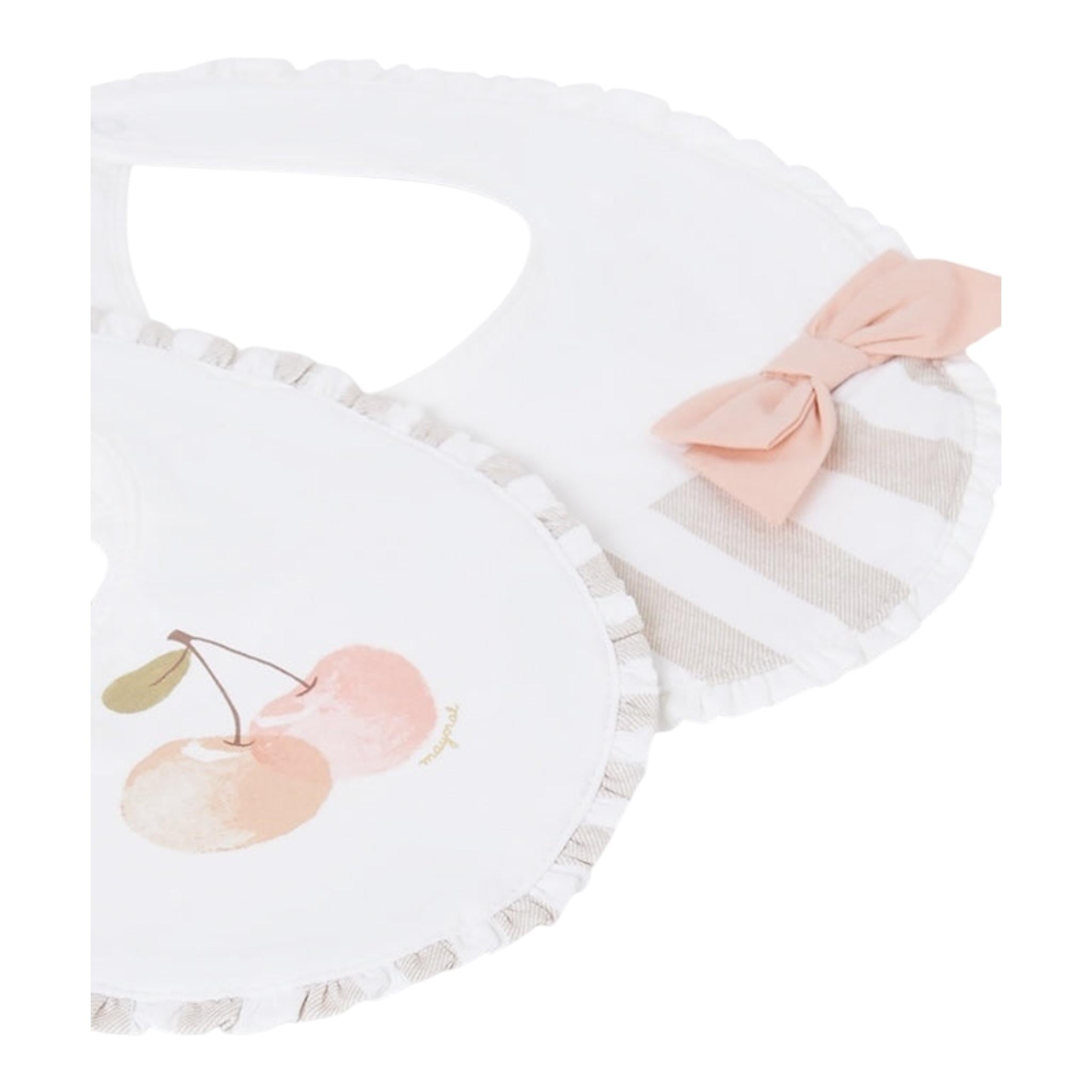 Mayoral Set Bavetta 2 Pezzi Tinta Unita per Neonata 909532 PANNA MAYORAL 