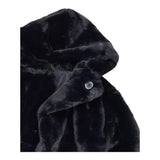 MAGIL pelliccia tinta unita con cappuccio Nero per Bambina GN23106 NERO MAGIL 