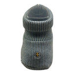 Barcellino Babbucce Tinta Unita con Fantasia A Righe per Neonato BO220024 AZZURRO BARCELLINO 