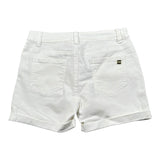 Kaos Short Tinta Unita con Girovita Regolabile per Bambina KS196 BIANCO KAOS 