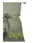 Refrigiwear Completo 2 Pezzi T-Shirt - Bermuda Bicolore per Bambino R1102W25JXX VERDE REFRIGIWEAR 