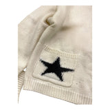 LIU JO maglia tinta unita girocollo con stampa Panna per Bambina GF4111X PANNA LIU JO 