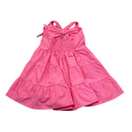 U+È Abito Tinta Unita con Applicazione Fiocco per Neonata UE1709 ROSA U+è 