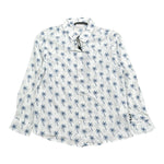 Daniele Alessandrini Camicia Manica Lunga tinta unitacon Palme Bianco per Bambino 1295C0899X BIANCO DANIELE ALESSANDRINI 