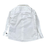 John Richmond Camicia Manica Lunga Tinta Unita con Logo per Neonato RIP25056CAX BIANCO JOHN RICHMOND 