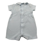 Babidu Pagliaccetto Mezza Manica Tinta Unita per Neonato 13371 AZZURRO BABIDU 