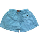 Saint Barth costume Tinta Unita con Elastico In Vita per Bambino JEAN AZZURRO SAINT BARTH 