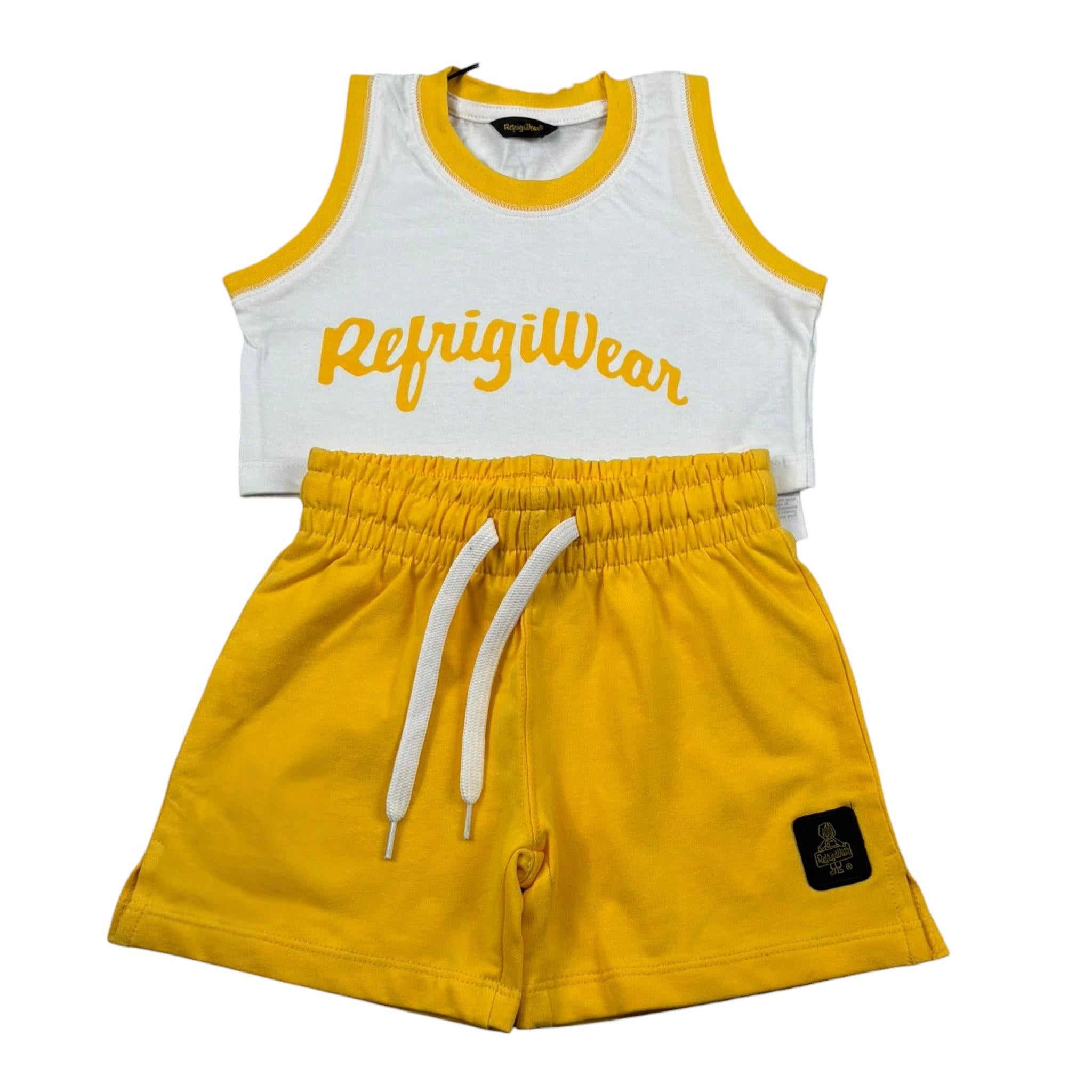 Refrigiwear Completo 2 Pezzi Top-Short per Bambina RG1471W25JXXX GIALLO REFRIGIWEAR 