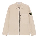 Stone Island Camicia Manica Lunga Tinta Unita con Zip per Bambino K1S161200001 BEIGE STONE ISLAND 