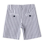 Sarabanda Bermuda Bicolore con Fantasia A Righe per Neonato 0B152N BIANCO/GRIGIO SARABANDA 