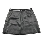 MARNI gonna in ecopelle tinta unita Nero per Bambina M01186 NERO MARNI 