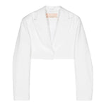 Elisabetta Franchi Giacca Tinta Unita Modello Crop per Bambina EFGC067 PANNA ELISABETTA FRANCHI 