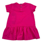 John Richmond Abito Mezza Manica Tinta Unita con Logo per Neonata RIP26034VE FUXIA JOHN RICHMOND 