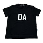 Daniele Alessandrini T-Shirt Girocollo Tinta Unita con Stampa per Neonato 1296M00270 NERO DANIELE ALESSANDRINI 