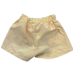 Le Bebe' Short Tinta Unita con Fiocco per Neonata LBG6403 GIALLO LE BEBE' 