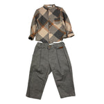 BARCELLINO completo 2 pezzi camicia-pantalone Grigio per Neonato 4676 GRIGIO BARCELLINO 