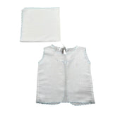 Seerose Set Camicia Della Fortuna-Copertina per Neonato SETNEE BIANCO/AZZURRO SEEROSE 